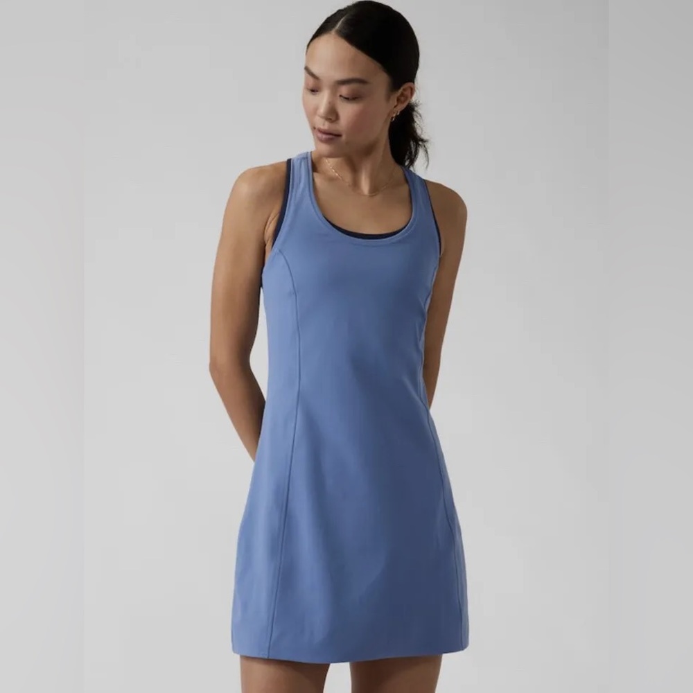 Athletes On My Way Dress Cottage Blue size Small
